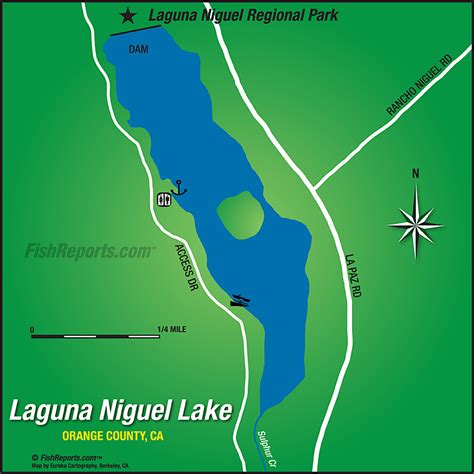 Laguna Niguel Lake - Fish Reports & Map