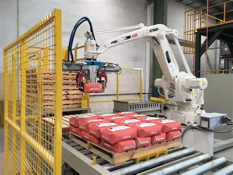 Automatic Robot Palletizing Application In Big Bag Packaging