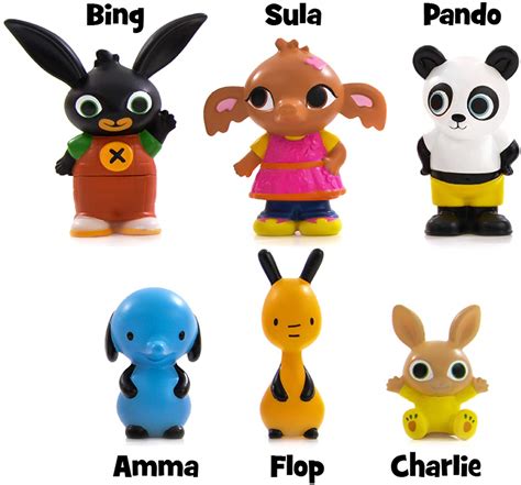 Bing and Friends 6 Figure Set | Toys for babies, toddlers, and kids | Whirli™ Toy Sharing ...