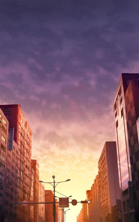 Anime City Sunset Wallpapers - Wallpaper Cave