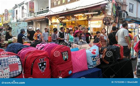 Jonker Street Night Market editorial image. Image of symbol - 75753285