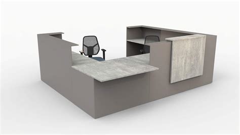 Grey Reception Desks - Delivery & Installation