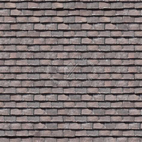 England old flat clay roof tiles texture seamless 03572