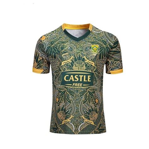 South Africa 2019 Centennial Edition Mens Rugby Jersey Shirt Springbok ...