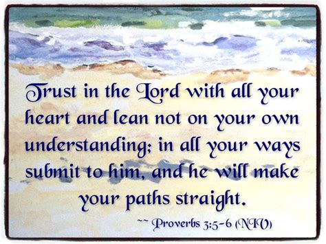 a painting with the words trust in the lord with all your heart and ...