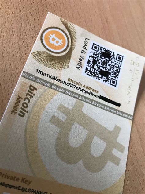 Bitcoin Paper Wallet - Goldreporter