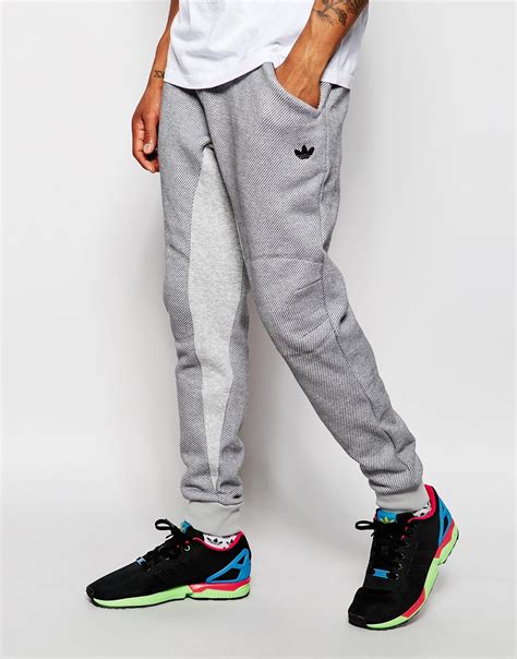 Lyst - adidas Originals Skinny Joggers Ab9276 in Gray for Men