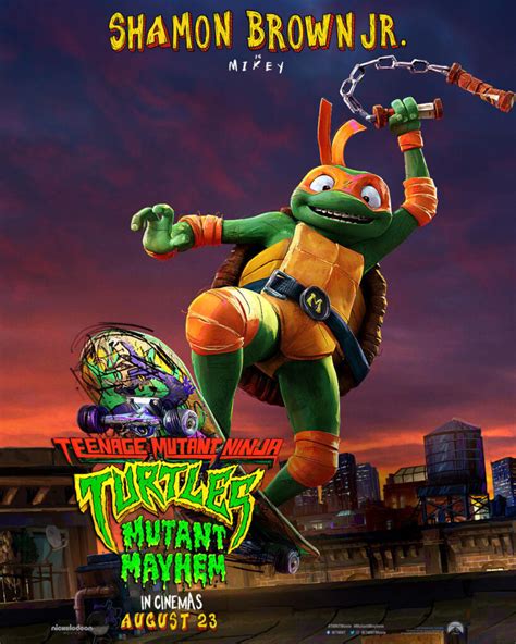 Meet the cast and characters of “Teenage Mutant Ninja Turtles: Mutant Mayhem” in new posters and ...