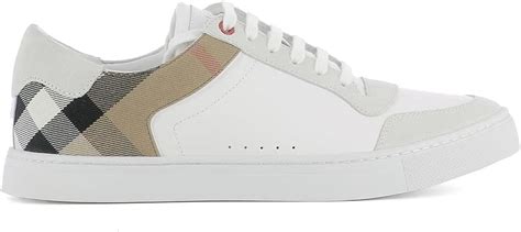 Burberry Men's 4054022 White Leather Sneakers: Amazon.ca: Shoes & Handbags