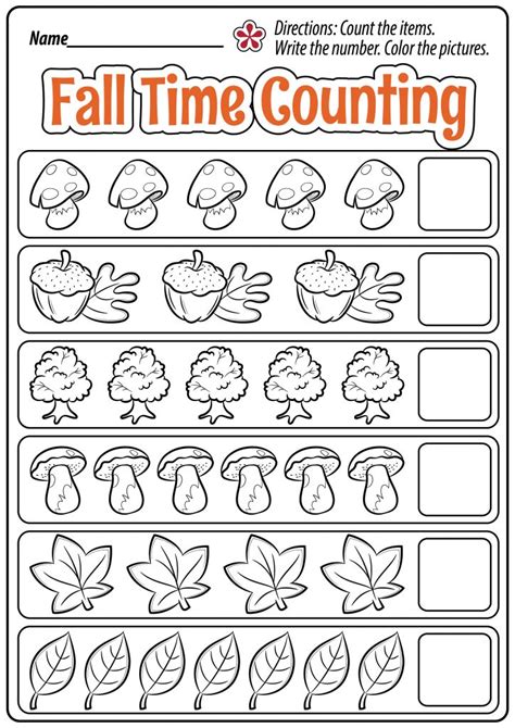 Halloween Math Worksheets for Preschool and Kindergarten Students ...