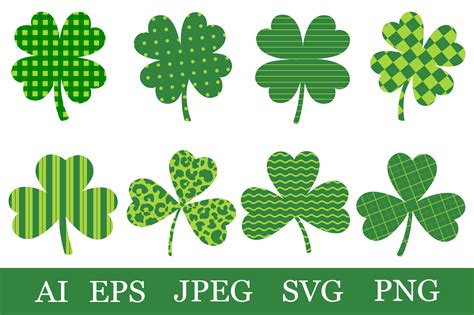 St Patricks Day Shamrock Bundle SVG Graphic by shishkovaiv · Creative ...