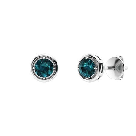 Blue Diamond Earrings For Women | Earrings | Diamondere (Natural ...