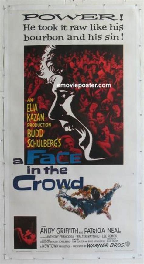 A FACE IN THE CROWD (1957) | Movie posters, Lobby cards, Face