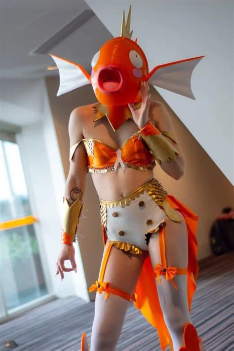 23 most Creative Pokemon cosplays | A magikarp themed outfit pokemon fish cosplay woman bikini ...