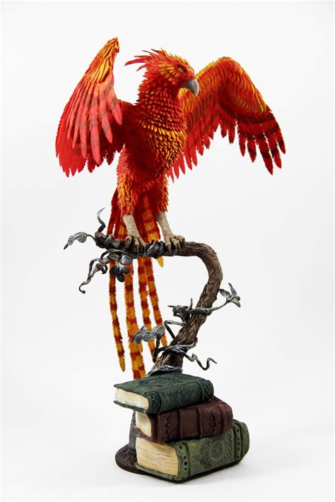 Fawkes phoenix Dumbledore (Harry Potter sculpture) by ColibriWorkshop on DeviantArt