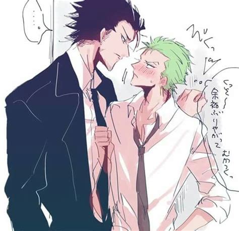 Zoro And Mihawk Yaoi