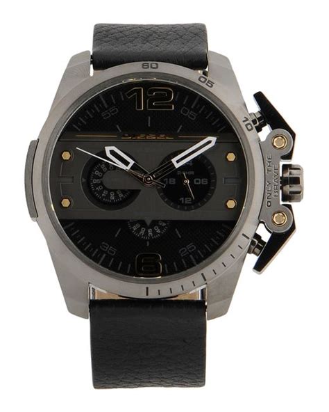 Diesel Wrist Watch in Black for Men | Lyst