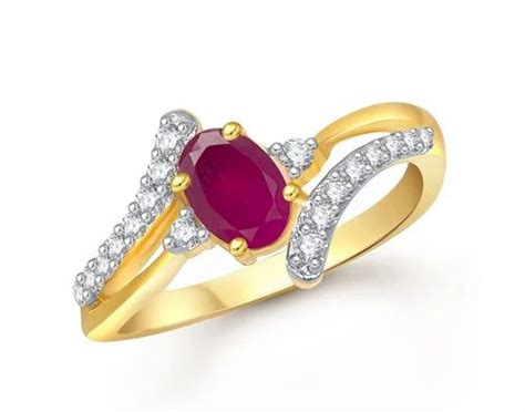 lady touch Ruby 24k Gold Ring For Girls & Womens at Rs 53 in Ahmedabad ...