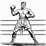 Boxing Coloring Pages  Free & Printable sketch template