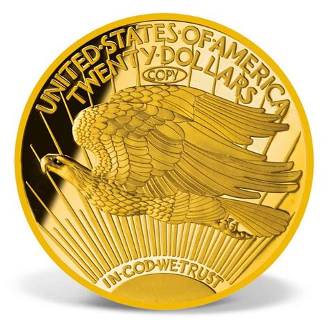 1933 Giant Gold Double Eagle Proof Replica | Gold-Layered | Gold ...