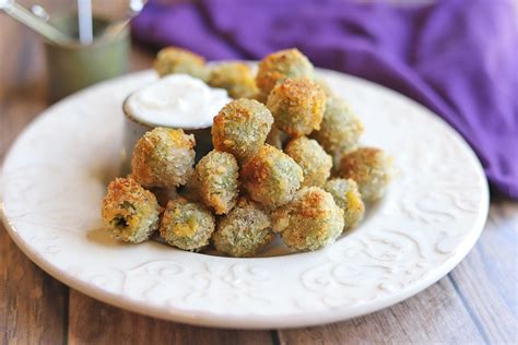 Fried olives stuffed with vegan feta cheese - Cadry's Kitchen