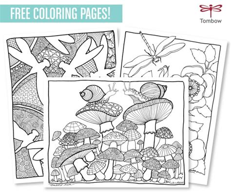 Freebie and Technique: Coloring Pages with Markers – Stamping