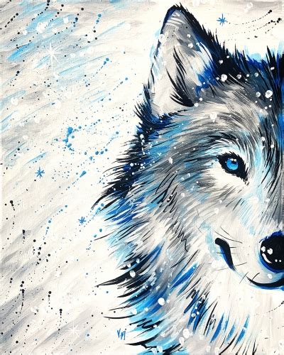 Yaymaker Events in your area | Wolf painting, Winter wolves, Paint nite