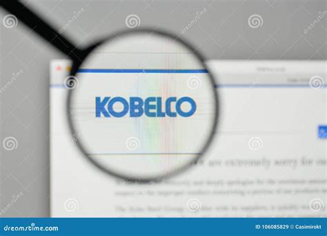 Milan, Italy - November 1, 2017: Kobe Steel Kobelco Japan Logo O Editorial Stock Image - Image ...