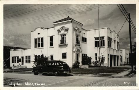 City Hall Alice, TX Postcard