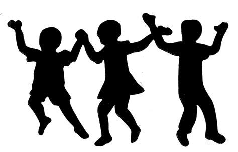 Kids Dancing Silhouette at GetDrawings | Free download