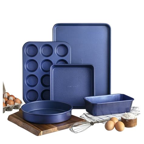 Granitestone Nonstick Bakeware Set, 5 Piece Chef’s Size Bakery Quality Baking Set, Even Heat ...