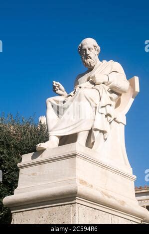 Statue of Plato, Academy of Athens, Athens, Attiki, Greece, Europe ...