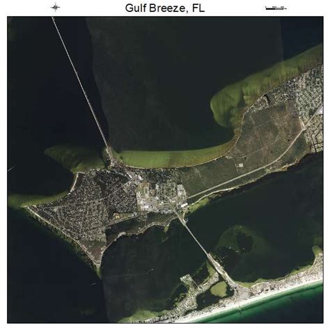 Aerial Photography Map of Gulf Breeze, FL Florida