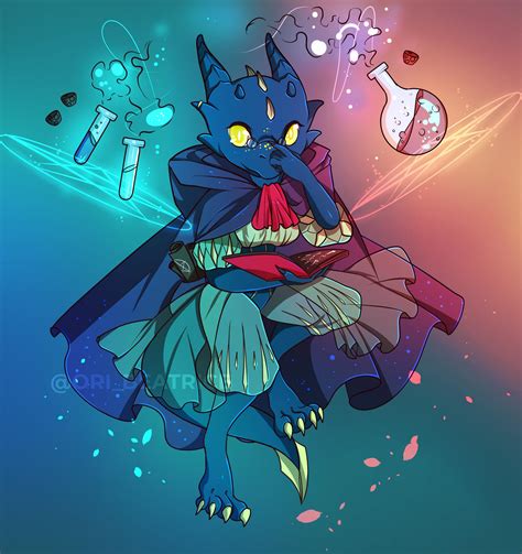 [OC] [ART] Kobold Wizard Little One : r/DnD