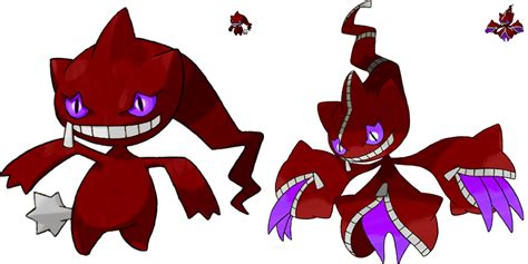 Shiny Redo: #354 Banette + Mega Banette by SkydraoftheGoddesses on DeviantArt