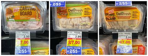 Oscar Mayer Deli Fresh Lunchmeat is JUST $2.50 each at Kroger! | Kroger ...