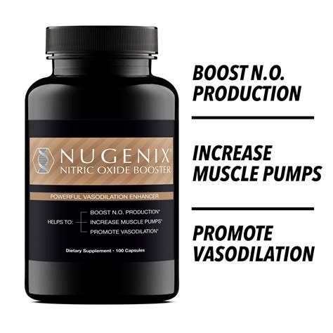 Nugenix Nitric Oxide Booster for Health Flow - L-Arginine, L-Citrulline, Pine Bark - 100 ...