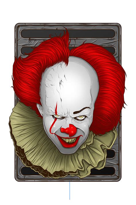 Stephen King's IT Pennywise fan art Poster :: Behance