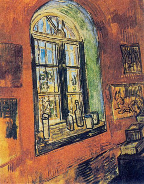 Window of Vincent's Studio at the Asylum, 1889 - Vincent van Gogh ...