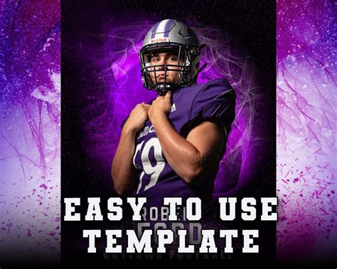 Football Banner Template - Etsy