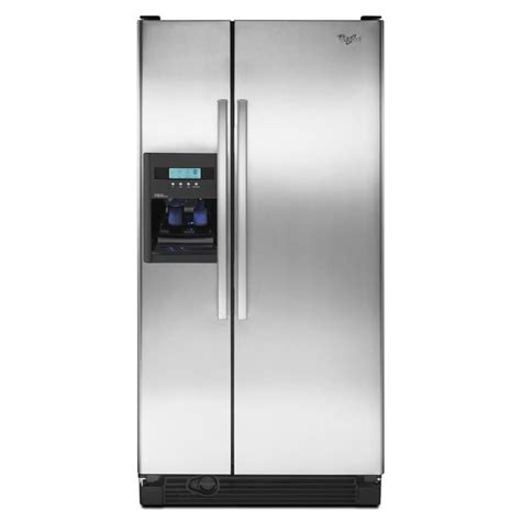 Whirlpool 21.8 cu ft Side-by-Side Refrigerator (Stainless Steel) ENERGY STAR at Lowes.com