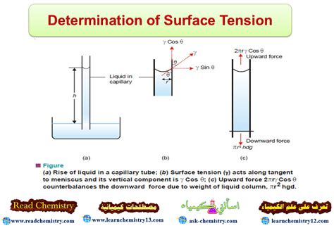 Determination of Surface Tension | Read Chemistry