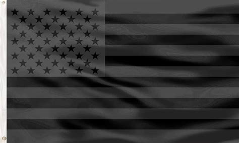 Printed All Black USA Flags Dark Black and Grey American Flag - China Black and Grey American ...