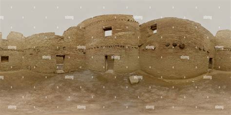 360° view of Pueblo Bonito, Chaco Canyon - Alamy