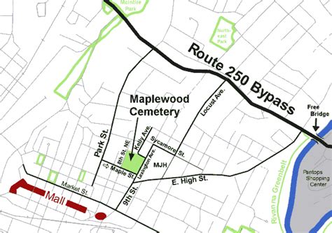 Maplewood Cemetery: Map and Directions