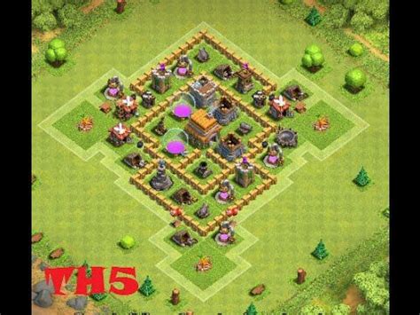 Clash Of Clans Best Base Layout Level 5 Town Hall - bahabbild