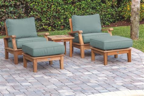 Teak Deep Seating Patio Furniture: Outdoor Sectionals & Sets