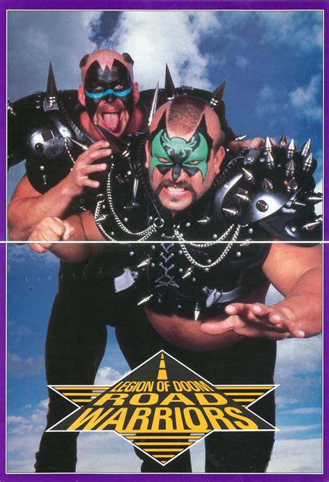 The Road Warriors Fold-Out Poster - NWA Wrestling... - WCW WorldWide