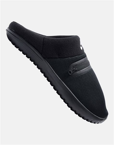 Nike Mens Burrow Slippers - Black | Life Style Sports UK