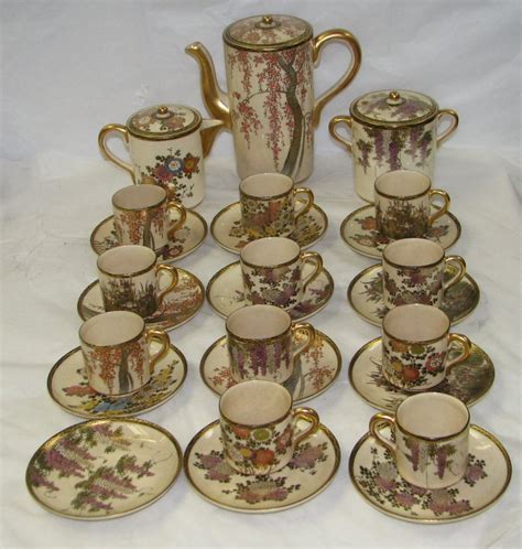 JAPANESE SATSUMA TEA SET - Mar 11, 2013 | Classic Auctions in NY